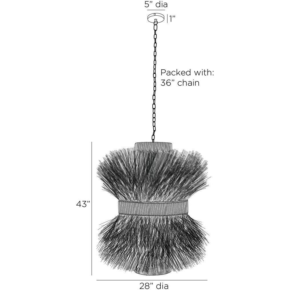 Corinna 1 Light Natural Pendant Ceiling Light