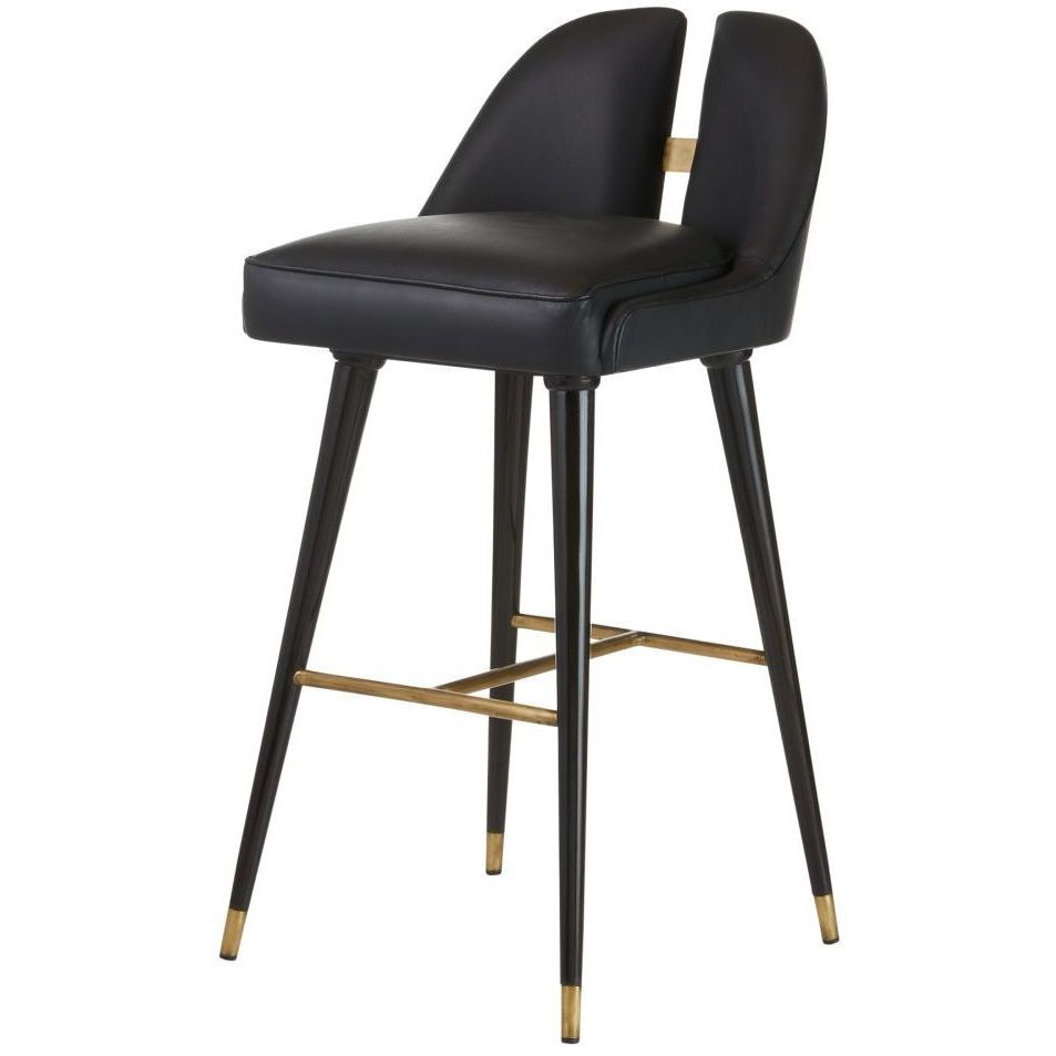 Crowley 41 inch Black Bar Stool