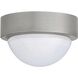 Lennon 1 Light 5.5 inch Vintage Silver Flush Mount Ceiling Light