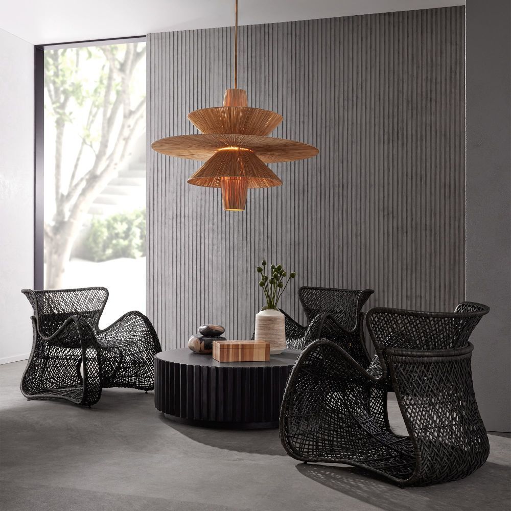 Reese 40.5 inch Black Coffee Table