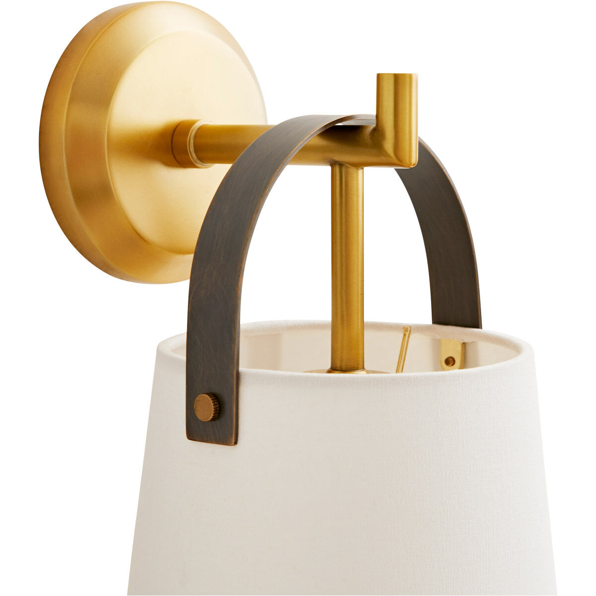 Ian 1 Light 8 inch Antique Brass Sconce Wall Light