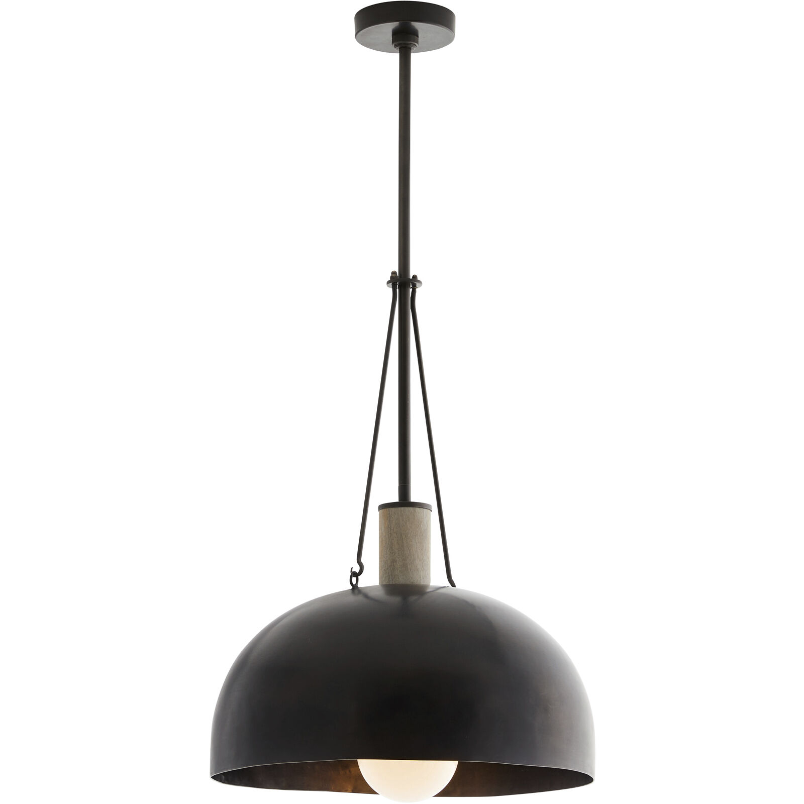 Madea 1 Light 18.5 inch Bronze Pendant Ceiling Light