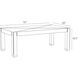Hidalgo 52 X 19.5 inch Dim Gray and Blackened Bronze Cocktail Table