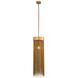 Fatima 1 Light 10 inch Vintage Brass Pendant Ceiling Light