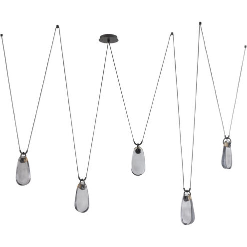 Melt 5 Light 63 inch English Bronze Chandelier Ceiling Light