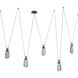 Melt 5 Light 63 inch English Bronze Chandelier Ceiling Light