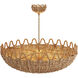 Mar 6 Light 46 inch Natural Chandelier Ceiling Light