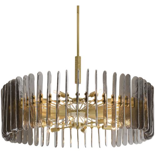 Klaus 12 Light 38 inch Antique Brass Chandelier Ceiling Light, Large
