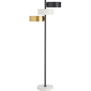 Hutton 59 inch 40.00 watt Bronze Floor Lamp Portable Light