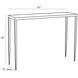 Hogan 40 inch Burnt Iron Console Table
