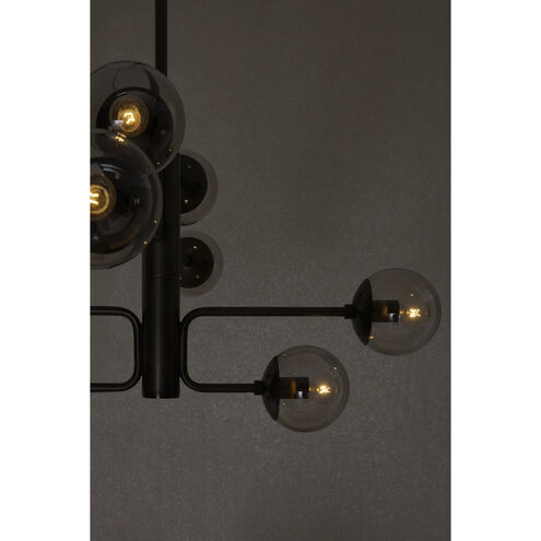 Zeki 6 Light 29 inch Antique Brass Chandelier Ceiling Light