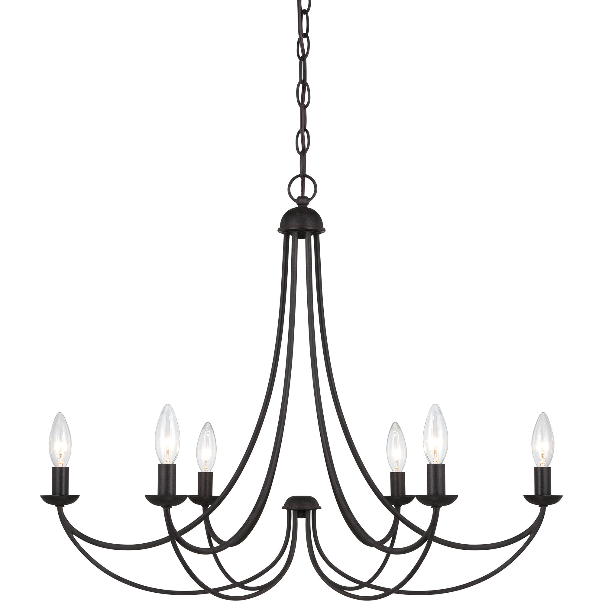 Mirren 6 Light 28 inch Imperial Bronze Chandelier Ceiling Light
