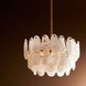 Leon 3 Light 25 inch Antique Brass Chandelier Ceiling Light