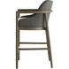 Chilton 43.5 inch Pearl and Dark Gray Wash and Kona Outdoor Bar Stool