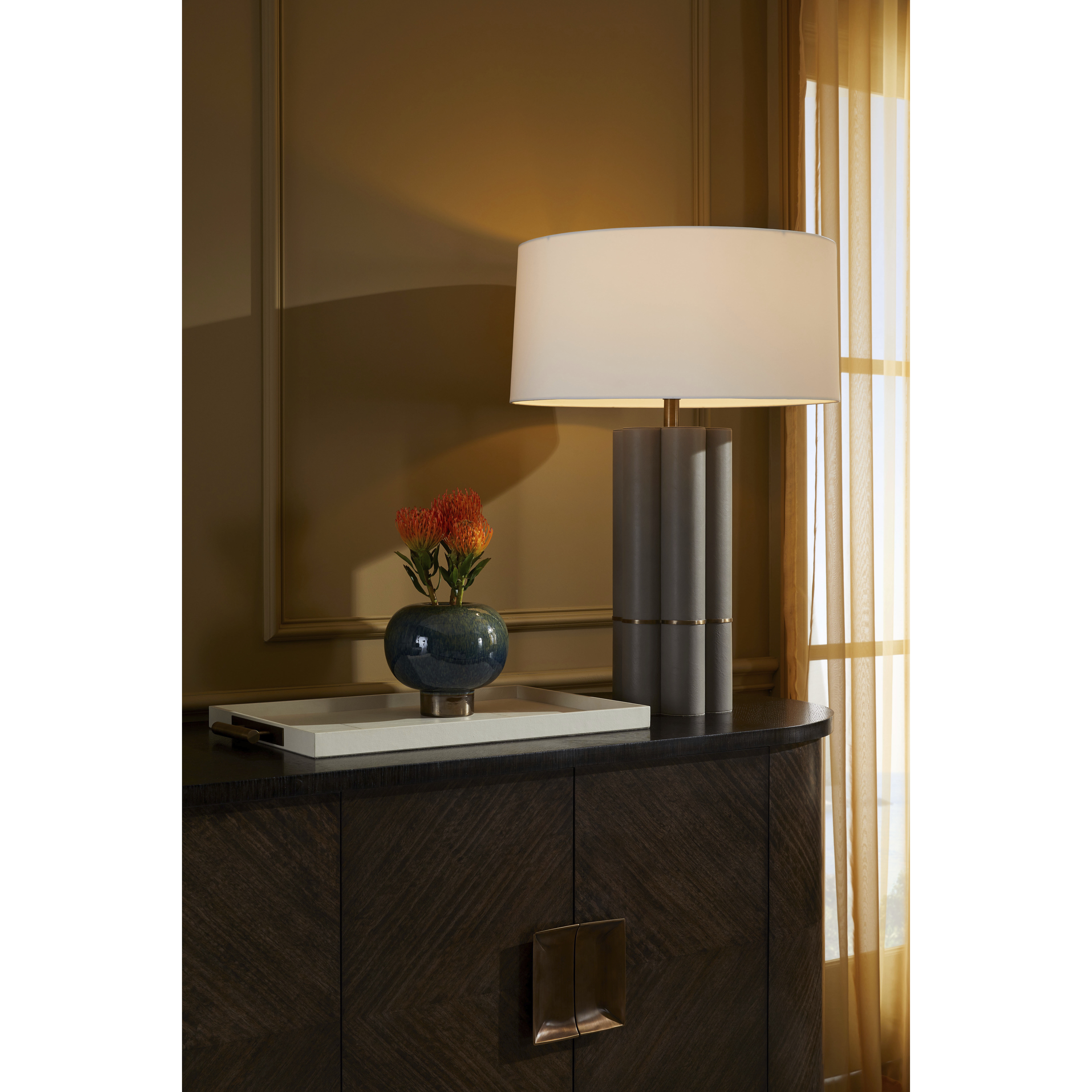 Maddie 31 inch 150.00 watt Dove Lamp Portable Light