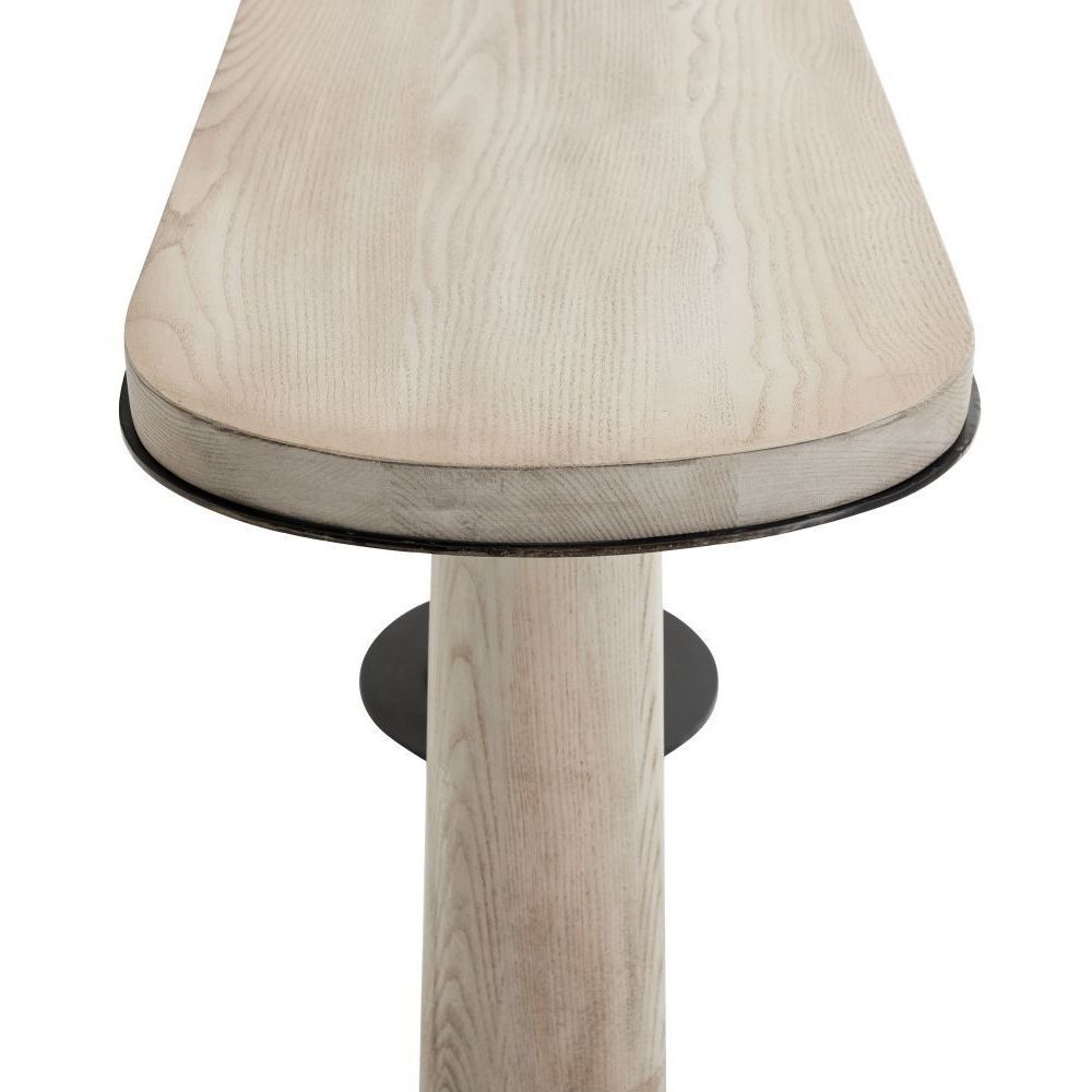 Kamile Smoke Console Table