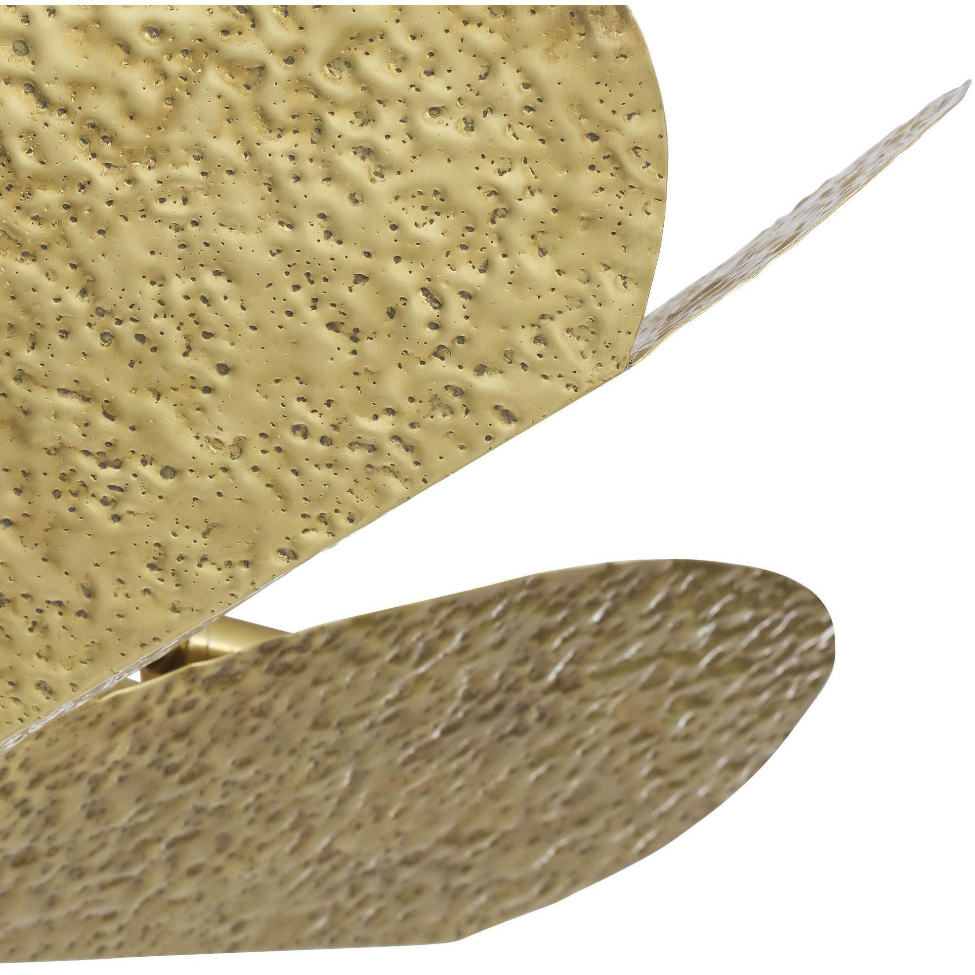 Lucinda 4 Light 31 inch Antique Brass Semi Flush Mount Ceiling Light