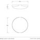 Elara 1 Light 12 inch White and Antique Brass Flush Mount Ceiling Light
