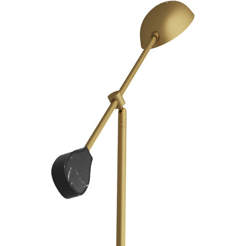 Alaric 21 inch 25.00 watt Antique Brass Desk Lamp Portable Light