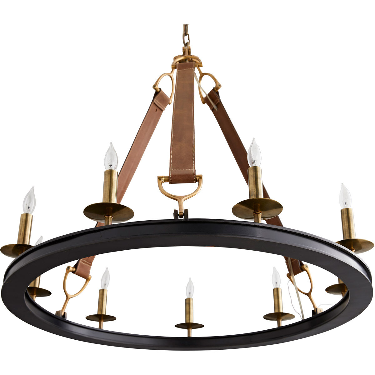 Chaney 9 Light 33 inch Bronze and Antique Brass Chandelier Ceiling Light