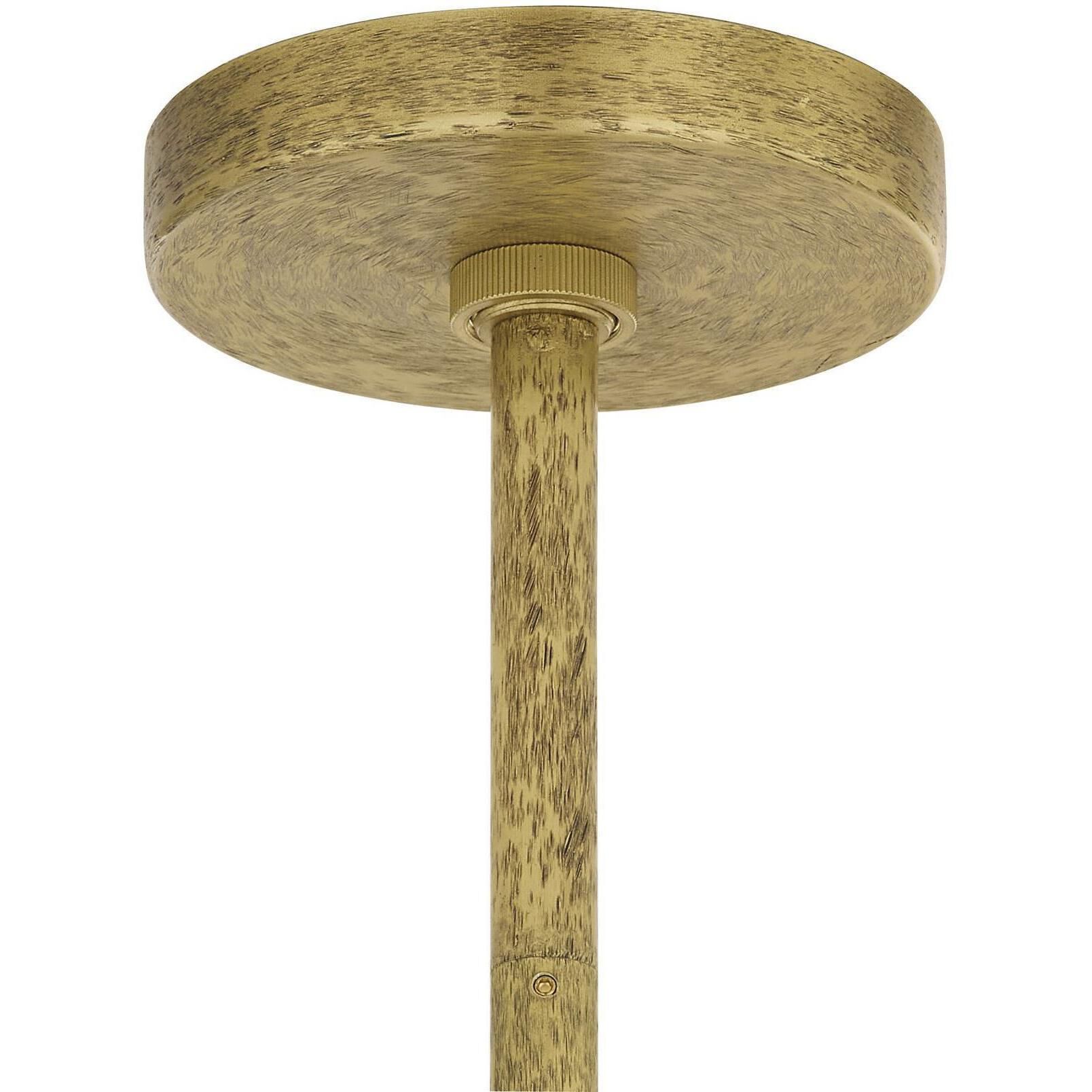 Griff 12 Light 56 inch Antique Brass Chandelier Ceiling Light, Large