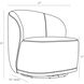 Kaitlyn Mist Swivel Chair