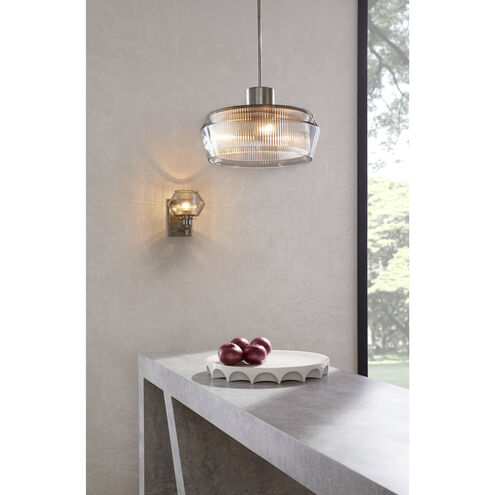 Holm 1 Light 9 inch Pewter and Gray Sconce Wall Light