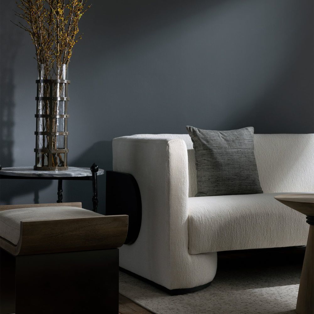 Rivet Blackened Iron Vase