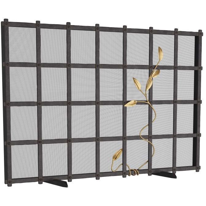 Rivet 48 X 32.5 inch Fire Screen