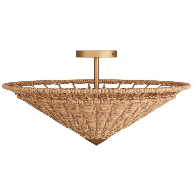 Terrace Natural Flush Mount Ceiling Light