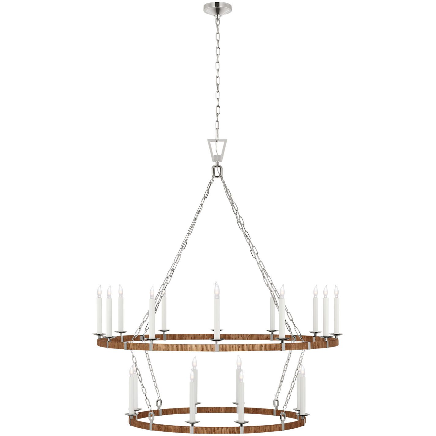 Chapman & Myers Darlana Wrapped 20 Light 52.25 inch Chandelier