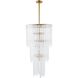 Raine 7 Light 21 inch Clear Seedy Chandelier Ceiling Light