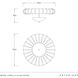 Camella 3 Light 35 inch Ivory and English Bronze Flush Mount Ceiling Light