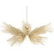 Kauai 12 Light 52 inch Bleached Rattan and White Chandelier Ceiling Light