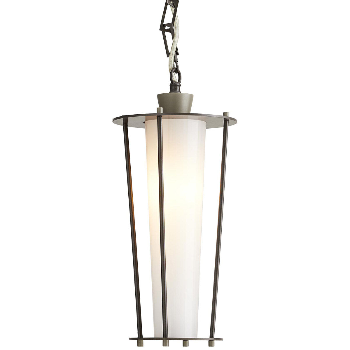 Sorel 1 Light 8 inch Aged Iron/Nickel Outdoor Pendant