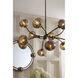 Merrick 12 Light 39 inch Vintage Brass Chandelier Ceiling Light