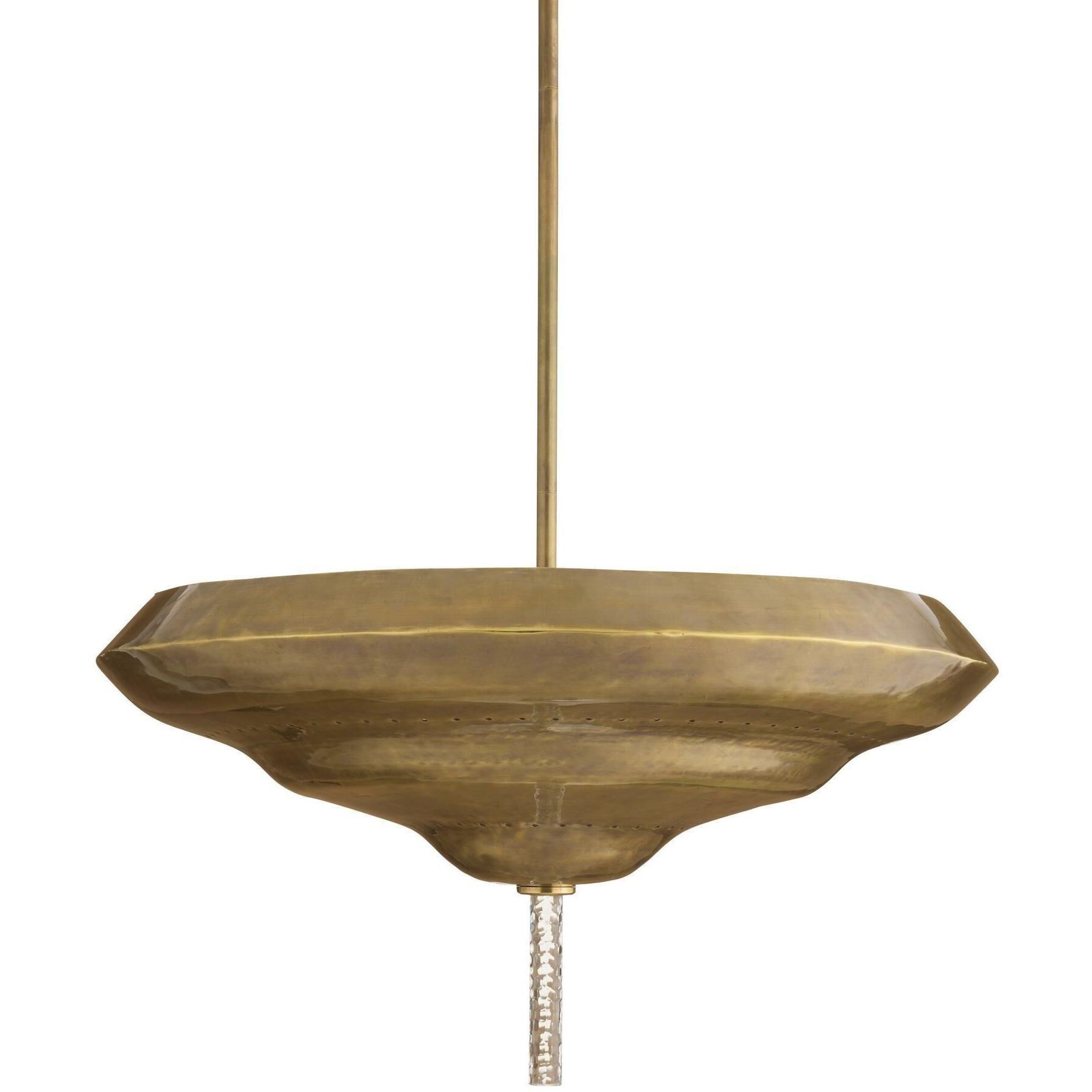 Istanbul 2 Light 26 inch Antique Brass Semi-Flush Mount Ceiling Light