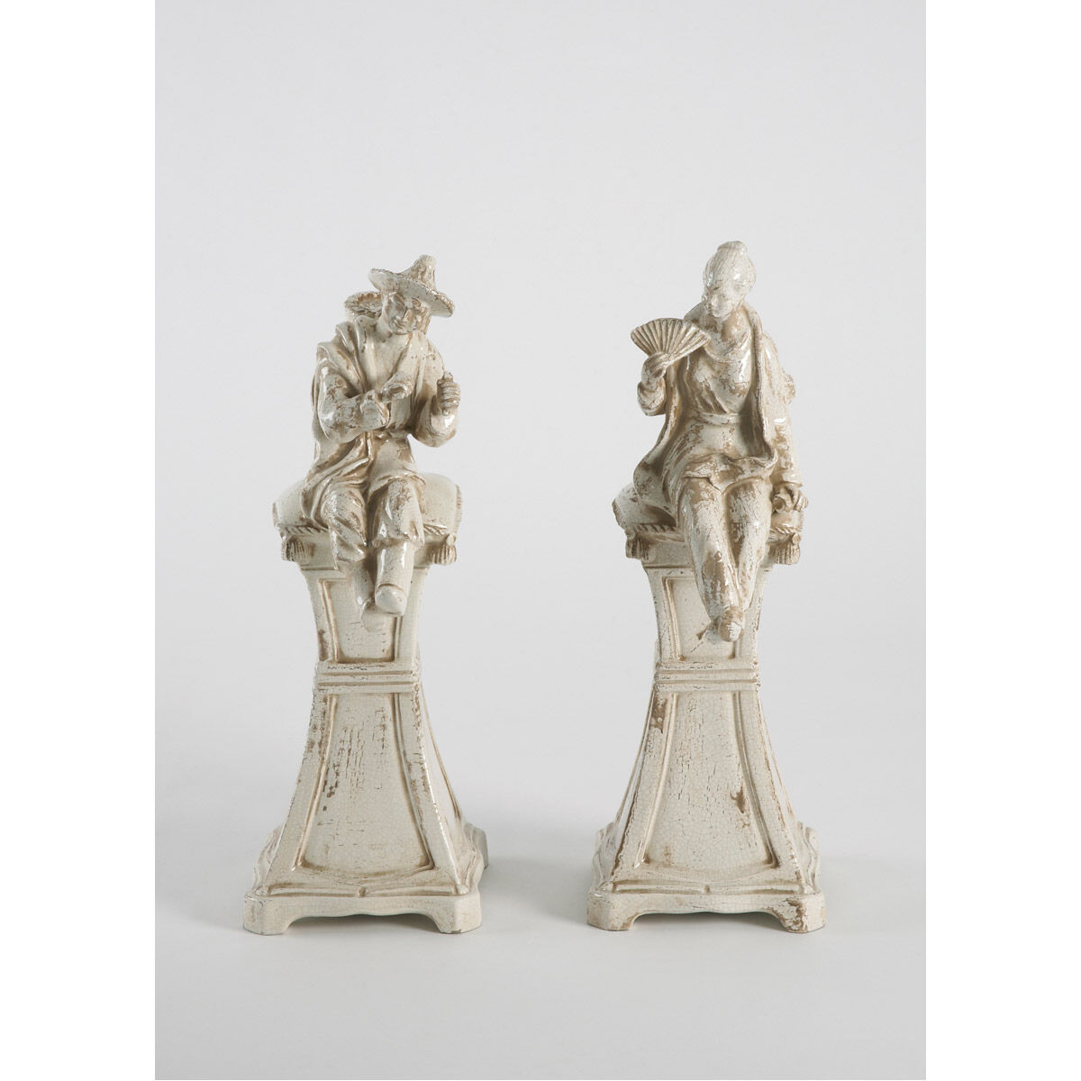Chelsea House Italian Figurines, Pair