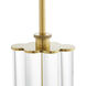 Eckart 30 inch 100.00 watt Antique Brass Lamp Portable Light