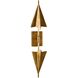 Canary 2 Light 7 inch Antique Brass ADA Sconce Wall Light