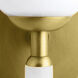 Norwalk 1 Light 5 inch Opal and Antique Brass Sconce Wall Light