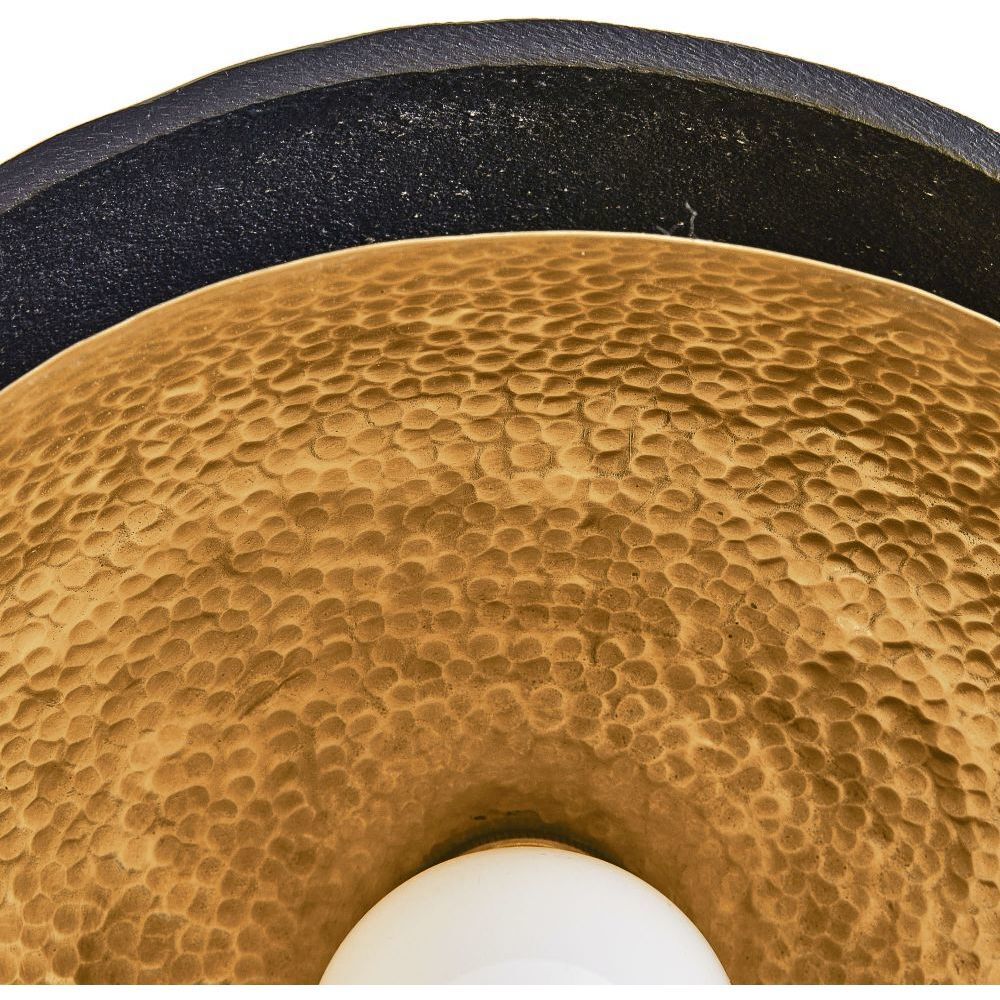 Amani Blackened Iron Flush Mount Ceiling Light