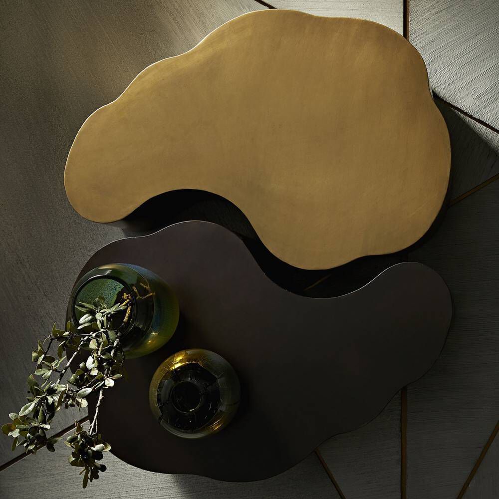 Meadow 36 X 14 inch Antique Brass Coffee Table