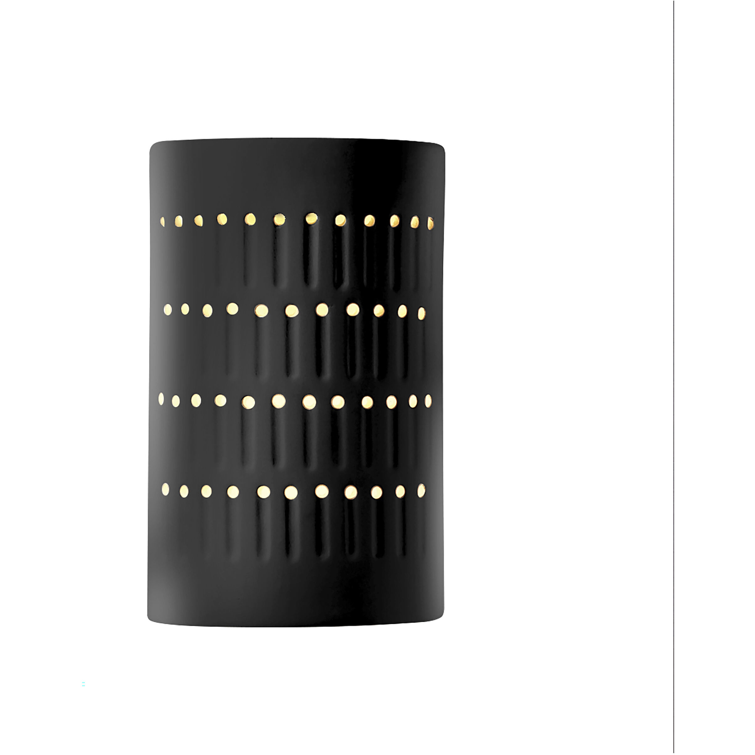 Ambiance LED 5.75 inch Gloss Black Wall Sconce Wall Light