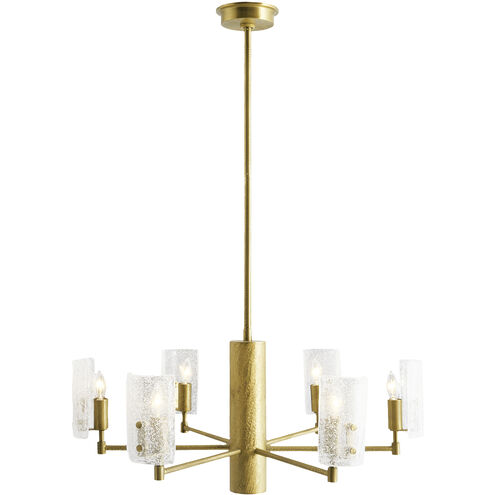 Zeki 6 Light 29 inch Antique Brass Chandelier Ceiling Light