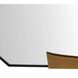 Kris 78 X 26.5 inch Blackened Iron and Antique Brass Full Length Mirror