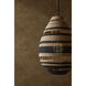 Anila 1 Light 17 inch Natural Pendant Ceiling Light