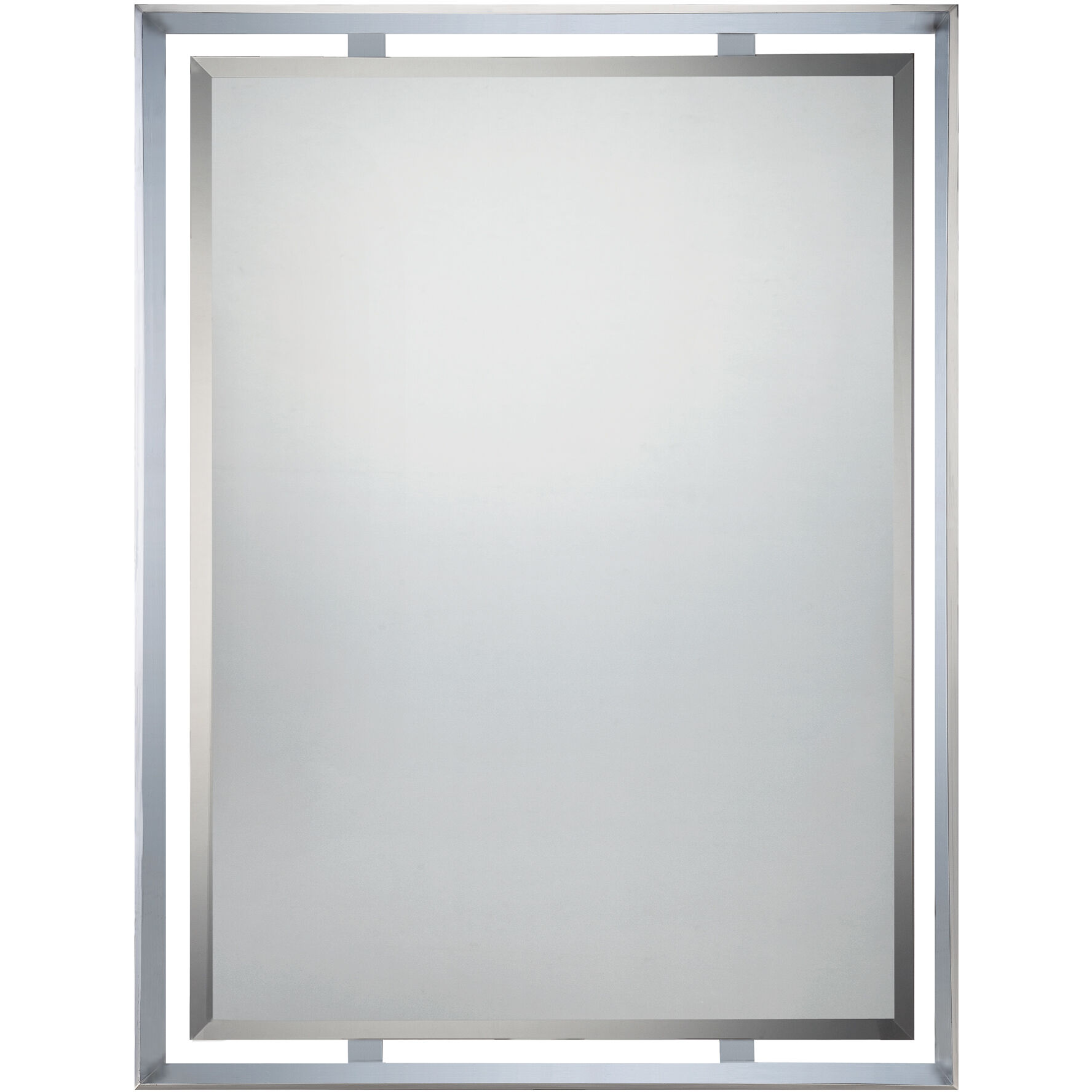 Ritz 34 X 26 inch Polished Chrome Wall Mirror