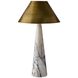 Chanel 100.00 watt Calacatta Viola Table Lamp Portable Light