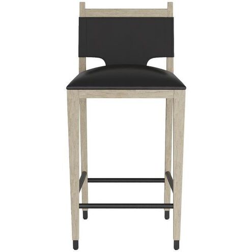 Burdock 18.5 inch Black Bar Stool